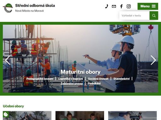 naše učební obory: tesař, zedník, instalatér, truhlář, opravář lesnických strojů, lesní mechanizátor, ošetřovatel/ka, železničář/ka. naše maturitní obory: logistika v dopravě, podnikání, železniční provoz, ekonomika a podnikání. zjistěte o nás více.