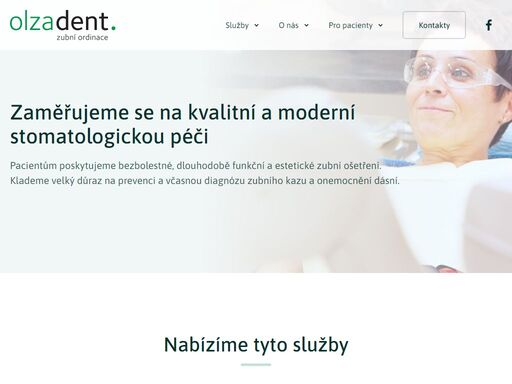 zaměřujeme se na kvalitní a moderní stomatologickou péči. pacientům poskytujeme bezbolestné, dlouhodobě funkční a estetické zubní ošetření.