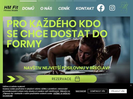 hm fit je moderní fitness centrum. největší posilovna v břeclavi a okolí, pro každého kdo se chce dostat do formy. naším cílem je abyste se u nás cítili dobře - při i po cvičení.