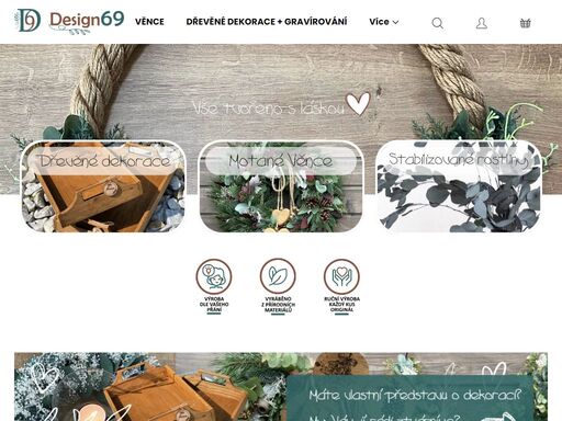 homepage.         
 


motané věnce – krásné, osobité a přírodní dekorace pro každý interiér
patří mezi nejžádanější dekorace od nás. naše motané věnce jsou ručně vyráběné s láskou a péčí, což z nich činí jedinečné a originální kousky, které přinesou do vašeho domova přírodní krásu a útulnost. každý věnec je…