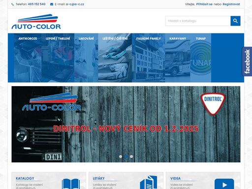 auto-color - dodavatel antikorozních chemických přípravků, přípravků pro lepení a tmelení, lakování, čištění nejen pro autolakovny, autoklempírny a mechanické dílny.