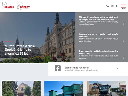 pečujeme o pardubice, jejich čistotu, pořádek, městskou zeleň, dobrý stav komunikací a jejich schůdnost v zimním období, bezchybný provoz semaforů a osvětlení města pro jeho bezpečnost.