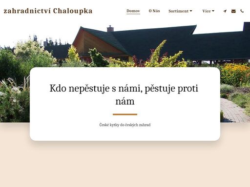 zahradnictví chaloupka - české kytky do českých zahrad
