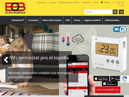 český výrobce spotřební elektroniky a chytré domácnosti.