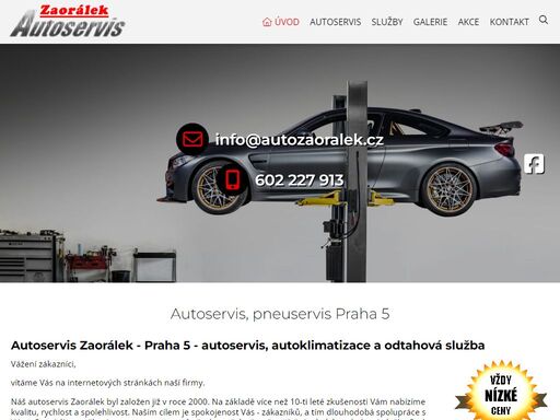 odtahová služba, plnění, servis autoklimatizace, opravy aut praha 5