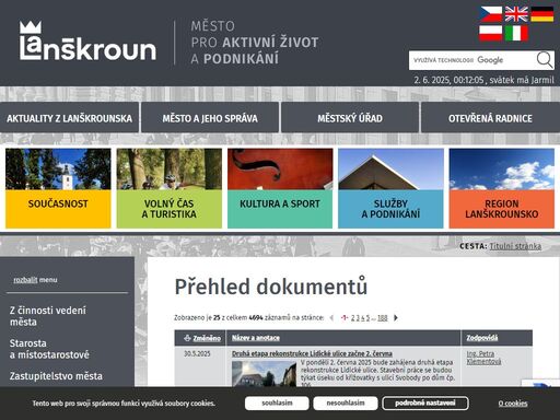 oficiální portál města lanškroun a regionu lanškrounsko