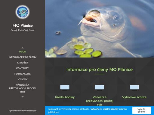 informace pro členy mo plánice