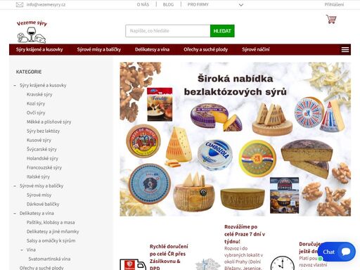 široká nabídka exkluzivních sýrů, klobás a delikates z různých koutů evropy. specialista na dárkové balíčky a sýrové mísy. rychlé doručení. doprava nad 1500 kč zdarma.