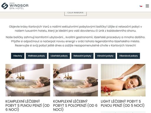 official website of windsor spa hotel , a luxury 4 stars hotel spa treatment stays in the heart of karlovy vary. book your hotel in karlovy vary at the best price
