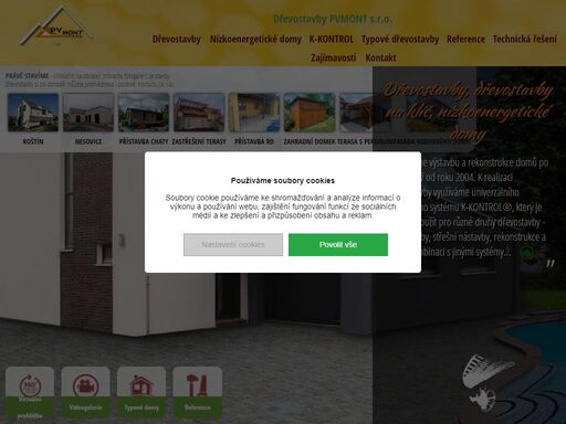 stavíme dřevostavby na klíč a nízkoenergetické domy ze systému k-kontrol. naše stavby mají vysokou kvalitu, jsou ekologicky příznivé a jsou za velmi dobré ceny. dřevostavby pv mont s.r.o.