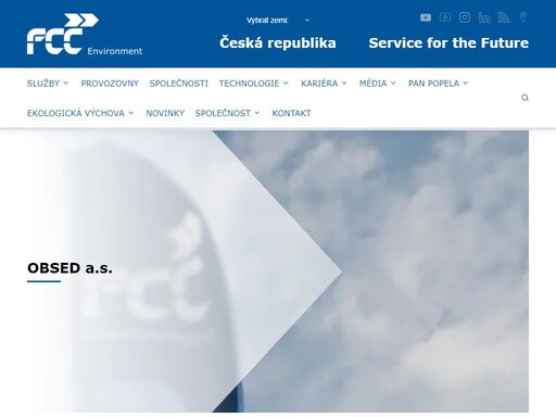 fcc environment - poskytovatel služeb v oblasti životního prostředí a služeb pro obyvatele ve střední a jihovýchodní evropě.