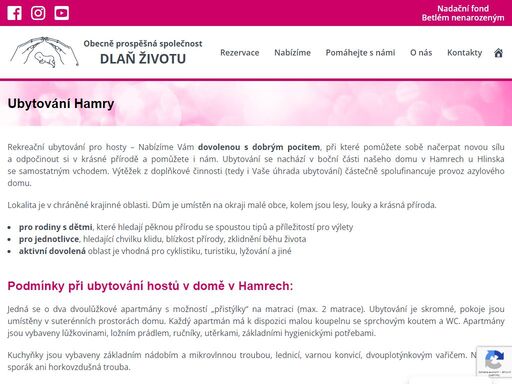 posláním organizace je chránit lidský život v každé jeho fázi a nabízet konkrétní podporu a pomoc těhotným ženám, matkám s malými dětmi v tíživé životní situaci a rodinám.