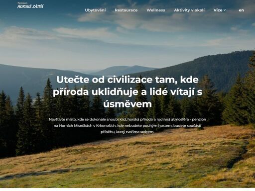 ubytování krknoše - penzion horské zátiší na horních mísečkách je ideální místo v krkonoších pro rodiny s dětmi, páry i větší skupiny.
