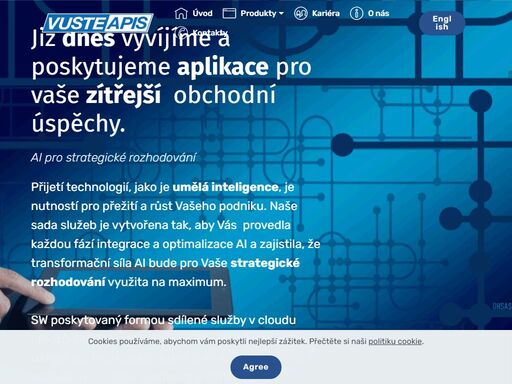 vuste-apis se zabývá vývojem a poskytováním rozsáhlých softwarových aplikací.
