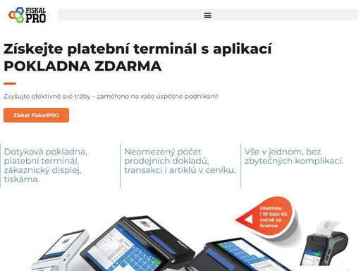 získejte nyní aplikaci pokladna zdarma! přinášime certifikované pokladní řešení a sestavy s integrovanými platebními terminály a tiskárnou, s aplikací pokladna.