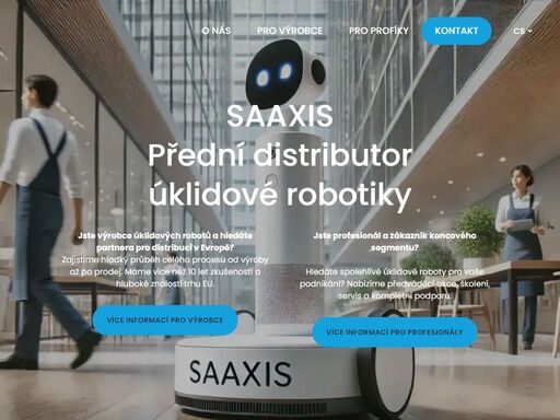 saaxis - přední poskytovatel pokročilých úklidových autonomních robotů pro profesionální použití. nabízíme kompletní řešení od distribuce, servisu až po financování a školení.