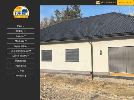 dodání a montáž stínící techniky formou zakázkové výroby. rolety, plise, žaluzie, sítě proti hmyzu, markýzy, fasádní clony, servis venkovních rolet. 