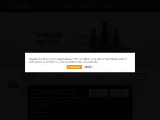 společnost hempbox s.r.o. provozuje e-shop a prodejní kiosky specializované obecně na konopné produkty s cbd.