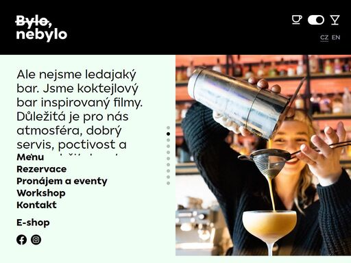 dining bar. moderní koktejly a světová kuchyně. bylo, nebylo. u nisy 4, liberec.