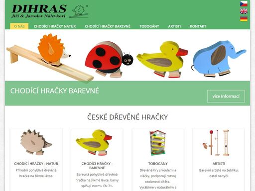 originální české dřevěné hračky