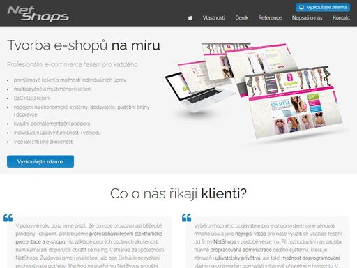 tvorba internetových obchodů na míru. komplexní řešení eshopu určené pro prodej koncovým spotřebitelům (b2c) i dealerům (b2b).