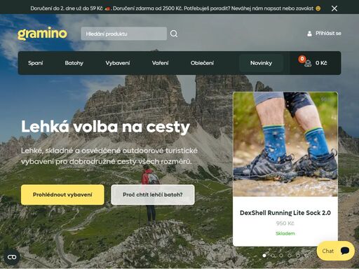ultralehké, skladné a osvědčené outdoorové vybavení. blog plný recenzí, tipů a inspirace. vše o cestování na lehko, dálkových přechodech a minimalismu v cestování.