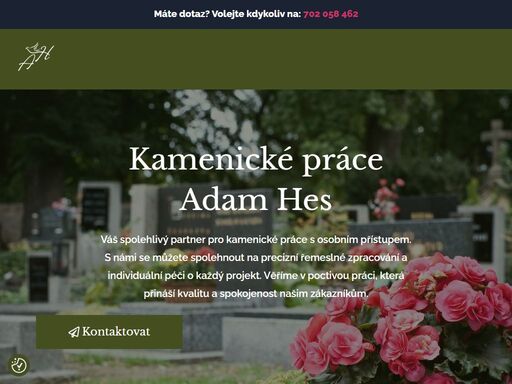 tradiční kamenictví v srdci jižních čech. náhrobky, pomníky a renovace s důrazem na detail a trvanlivost. tel: 702 058 462.