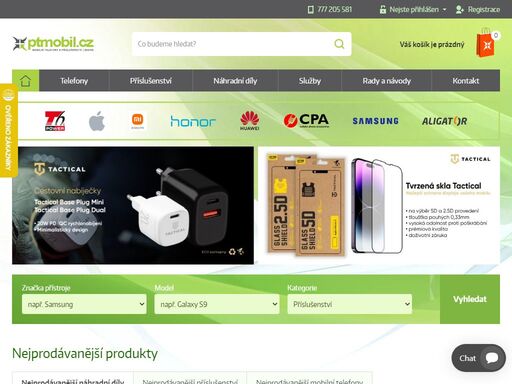 vítejte na stránkách www.ptmobil.cz  jsme internetový obchod nabízející mobilní telefony, příslušenství a náhradní díly pro zařízení značek apple, samsung, huawei, nokia, sony atd. na trhu působíme již od roku 2003. od počátku sledujeme vývoj...