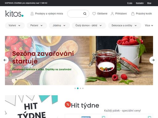 vítejte v našem obchodě.  


proč kitos?
kitos pochází z finského slova kiitos, které česky znamená děkuji.
velice si vážíme všech našich zákazníků a máme radost z každé návštěvy. kitos je našim poděkováním za každý nákup a příslibem, že stále pracujeme nad tím, jak naše zákazníky hýčkat a těšit.
zjistit více o…