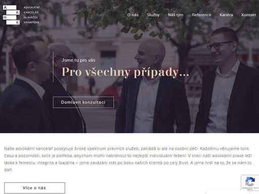 jsme tu pro vás – pro všechny případy. poskytujeme široké spektrum právních služeb jednotlivcům i firmám s důrazem na spolehlivost, integritu a lidský přístup.