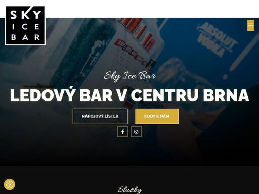 přijďte přes den na dobrou kávu a v noci na ledový zážitek s tím nejlepším alkoholem. otevřeno máme každý den, v srdci celého brna.