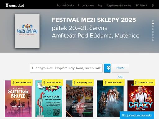 nejjednodušší cesta ke vstupenkám. jednoduchý a přehledný on-line nákup. výběr akcí z celé čr.