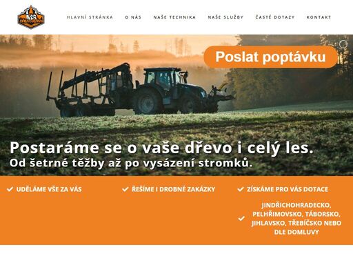 ms dřevoservis | těžba a prodej dřeva. zabýváme se zejména těžbou, soustřeďováním a prodejem dříví, výsadbou nových lesních porostů a péčí...