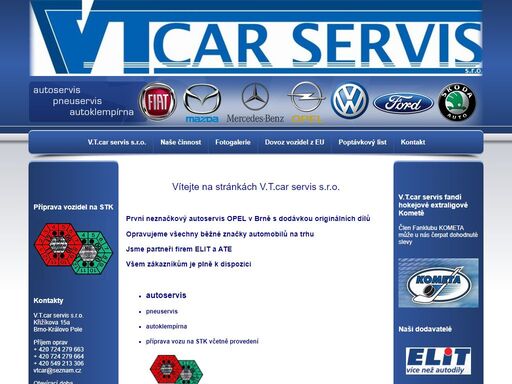 autoservis, autoklempírna, první neznačkový autoservis v brně s dodávkou originálních dílů.