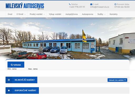 milevský autoservis spol. s r.o. | autopůjčovna - autoopravna - výkup a prodej vozidel milevsko