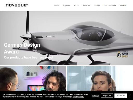 novague is an independent brand that provides all services related to the development and design of new products.