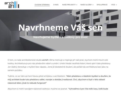převedeme vaše představy o bydlení do reality. navrhneme vám projekty rodinných domů, rekonstrukce bytů a výstavby vašeho firemního sídla. kontaktujte nás!