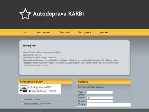 autodoprava karbi, dodávková autodoprava, převezeme vám náklad do 1,5tuny a do velikosti 14m3. přestěhujeme vás.