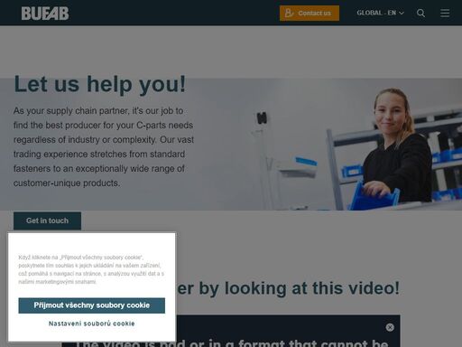 bufab is a full-service supply chain partner for c-parts, making it effortless for you to solve your challenges in the supply chain.