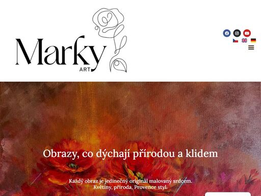 autorské obrazy a umělecká malba nábytku na zakázku