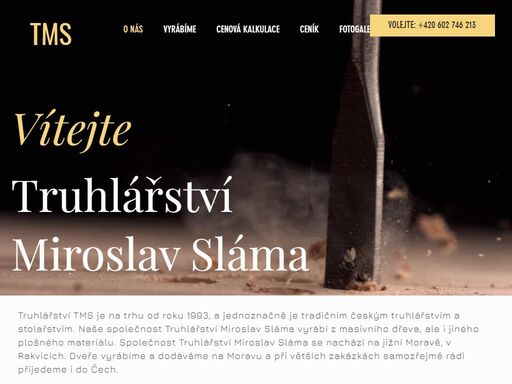 tradiční české truhlářství a stolařství. naše společnost truhlářství miroslav sláma vyrábí z masivního dřeva, ale i jiného plošného materiálu.