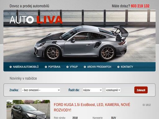 v auto liva se nemusíte koupě ojetého automobilu bát. auta, která naleznete v naší nabídce jsou důkladně prověřená, ať už z hlediska původu nebo po stránce technické. nakupujeme pro vás především auta, která jsou nehavarovaná.