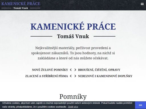 nejkvalitnější materiály, pečlivost provedení a spokojenost zákazníků. to jsou hodnoty, na nichž si zakládáme a které od nás můžete očekávat.