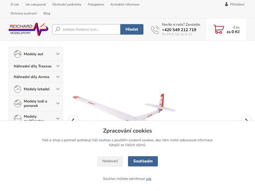 e-shop reichard.cz | to je široká on-line nabídka letadel, vrtulníků, aut, lodí a dalších oblíbených rc modelů skladem. najdete nás v brně.