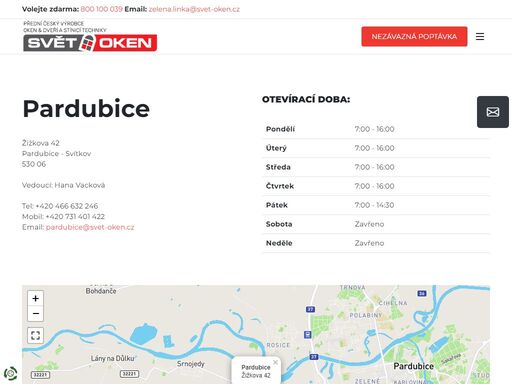 pobočka společnosti svět oken pardubice nabízí do konce měsíce se slevou plastová okna, plastové dveře, hliníková okna, hliníkové dveře, garážová vrata, balkóny a lodžie a stínící techniku.
