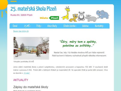 25. mateřská škola, plzeň