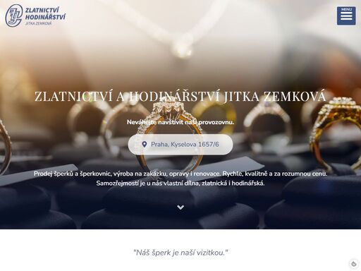 prodej, výroba a servis. udělejte si radost výjimečným šperkem v našem výjimečném zlatnictví!