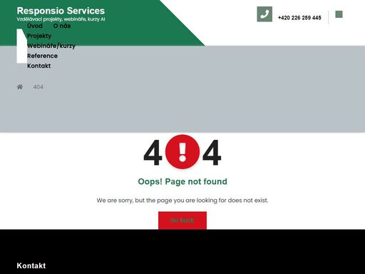 responsio services s.r.o. – kontaktní informace.