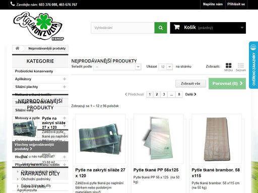 eshop agrokonzulta nabízí kvalitní konzervanty, krmiva, dezinfekci a další zboží včetně poradenství při výběru toho nejlepšího pro vaše potřeby.