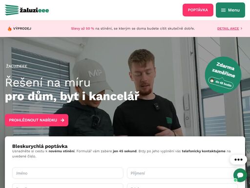po téměř celé čr montujeme nejlepší žaluzie. zaměřujeme zdarma. stíháme to do 48 hodin od odeslání poptávky. výměnu starých žaluzií uděláme zdarma. napište nám.